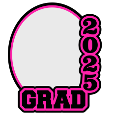 GRADUATION OVAL FAN TEMPLATE 2025