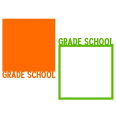 Grade School Background and Frame