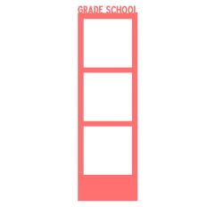 Grade School Photostrip Frame