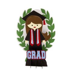 Grad Girl Slice Card