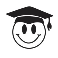 GRADUATION HAPPY FACE | GRADUATION SVG 