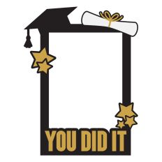 Graduation photo frame