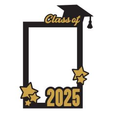 Class of 2025 graduation frame