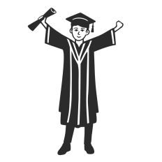 Graduation boy