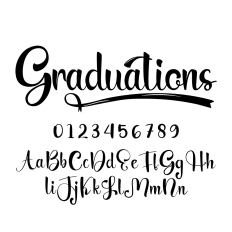 Graduations Font