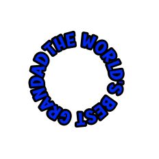 The world's best grandad svg layered
