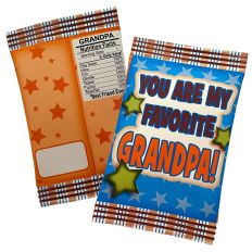 Favorite Grandpa Chip Bag Printable