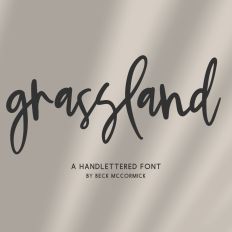 Grassland Script Font