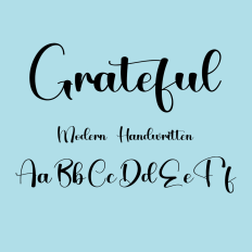 Grateful Font