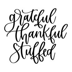 Grateful Thankful Stuffed