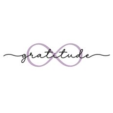 Gratitude Infinity Word