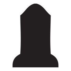 Simple Headstone, Grave Marker, Tombstone