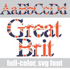 Great Brit Color Font