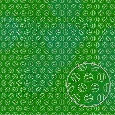 Green Baseball Background Pattern