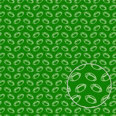 Green American Football Background Pattern