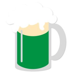 Mug of Green Beer, St. Patrick's Day