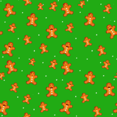 Christmas Gingerbread - Green