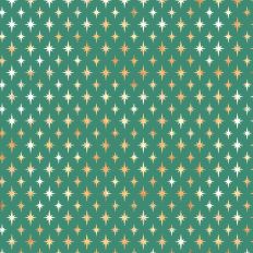 Green and Gold Foiled Christmas Star Background