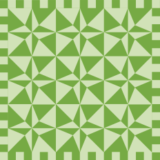 Green Goodness Pinwheel Quilt Block - Printable Pattern