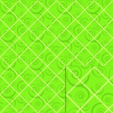 Green Lattice Spring Daisies Digital Pattern 