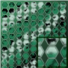 Metallic Green Pattern