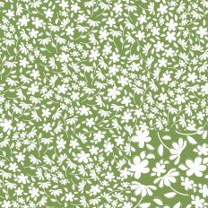 Springtime Green Floral Silhouette Seamless Printable background