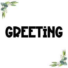 Greeting Font
