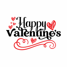 Happy Valentine's Day letters