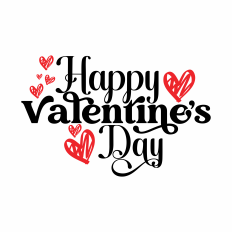 Happy Valentine's Day letters