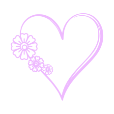 Linear heart frame