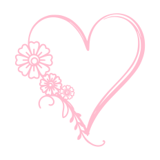 Linear heart frame