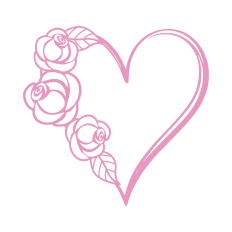 Linear heart frame