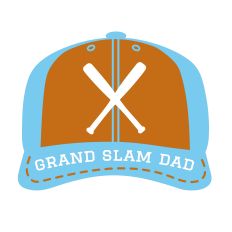 Grand Slam Dad SVG – Baseball Cap Father’s Day Cut File for Silhouette Studio