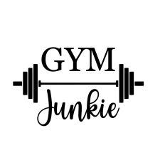 gym junkie svg