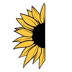 Half Sunflower