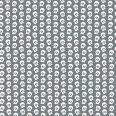 Cute Skulls Halloween Background Pattern