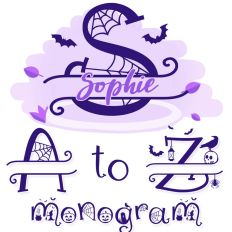 Halloween Split SVG Alphabet
