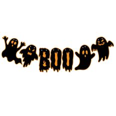 Halloween Ghost Boo Banner