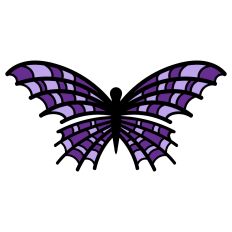Halloween Butterfly Layered