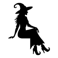 Halloween witch door corner