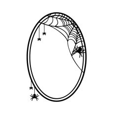 Halloween Oval Frame