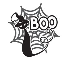 Boo Halloween design