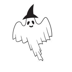 Ghost with Hat