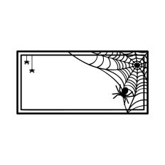 Halloween Rectangle Frame