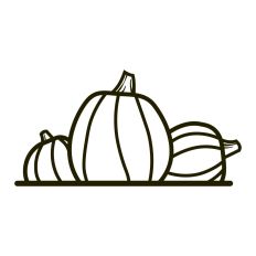 Pumpkin patch border