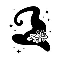 Floral Witch Hat