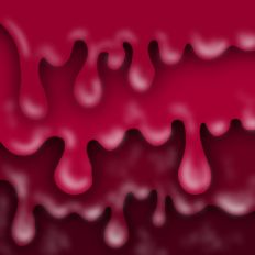 Red Horror Slime Drip Halloween Background Pattern