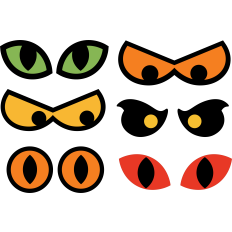 Halloween Monster Eyes