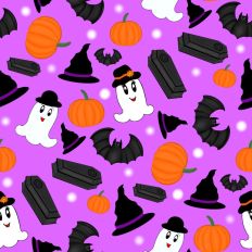 Halloween 1 - purple background