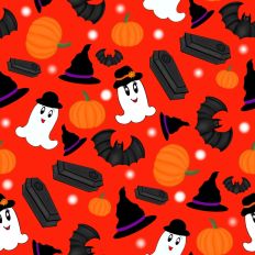 Halloween 1 - red background